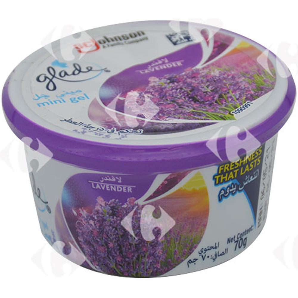 [622689] Désodorisant Gel Lavande Glade 70g.