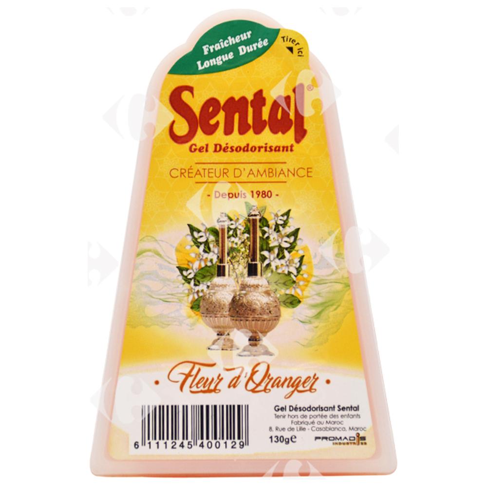 [155186] Désodorisant Gel Fleurs d'Oranger Sental 130g.