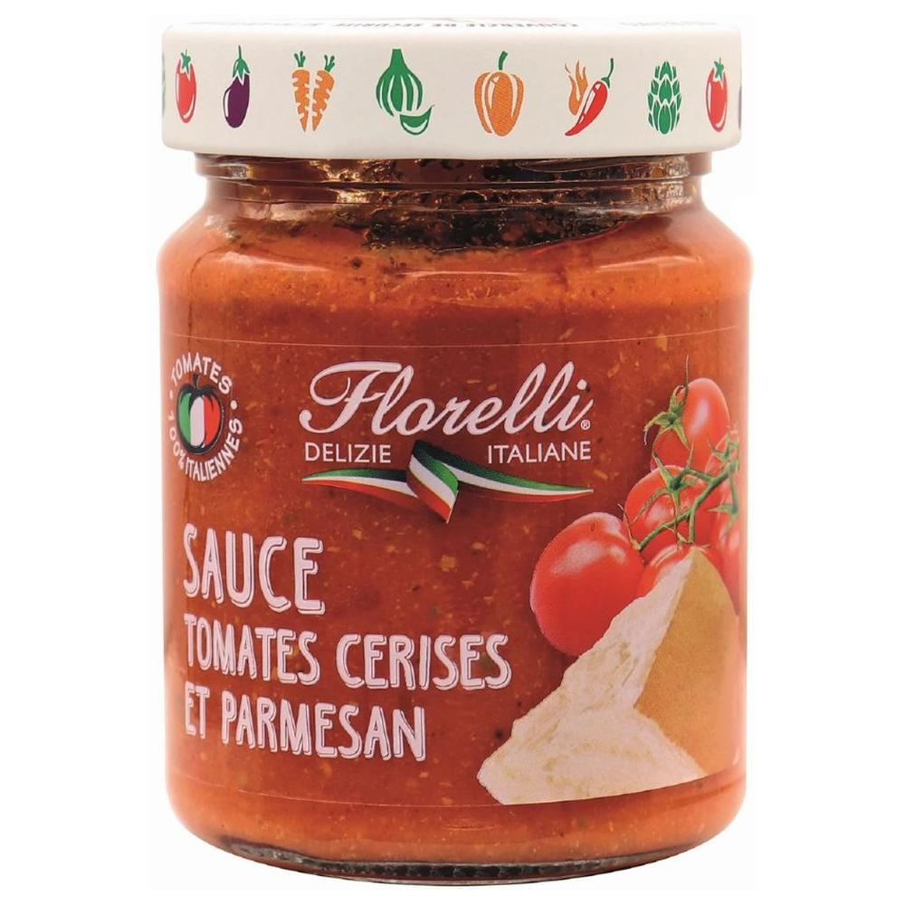 Sauce Tomates Cerises et Parmesan Florelli 250g