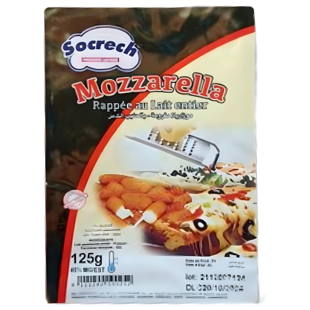 Mozzarella au Lait Râpée Socrech 125g