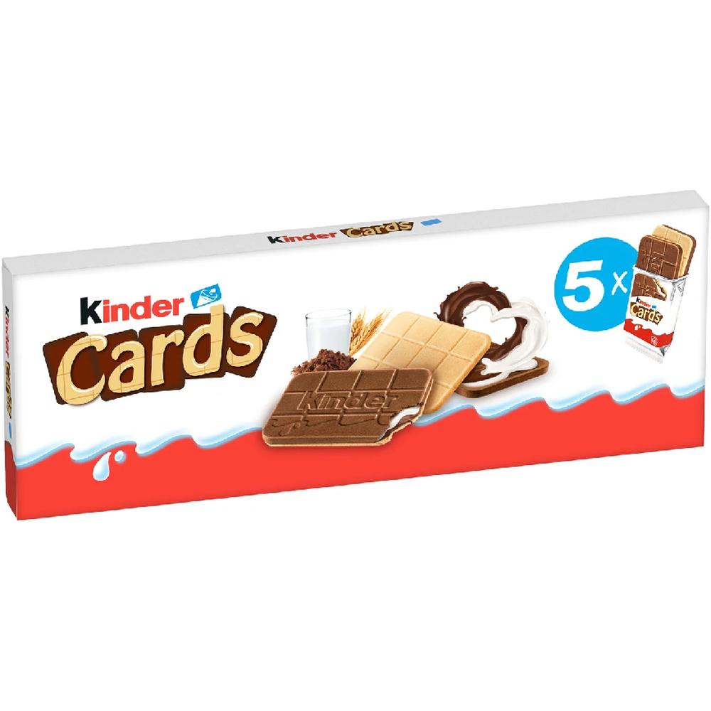 Biscuits Lait et Cacao Kinder Cards 5x25g