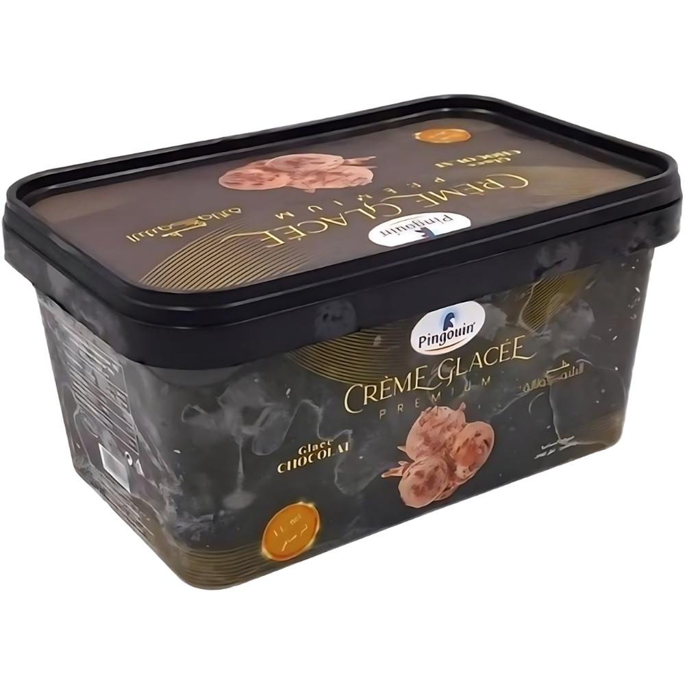 Glace Sorbet Chocolat Pingouin Premium 1L