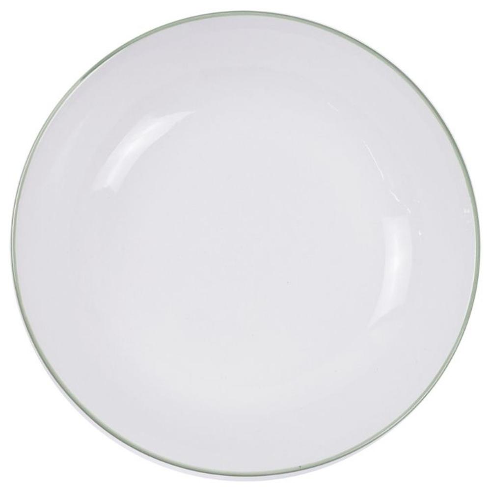 Service de Vaisselle en Porcelaine Blanche Kasa 18Pièces