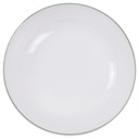 Service de Vaisselle en Porcelaine Blanche Kasa 18Pièces