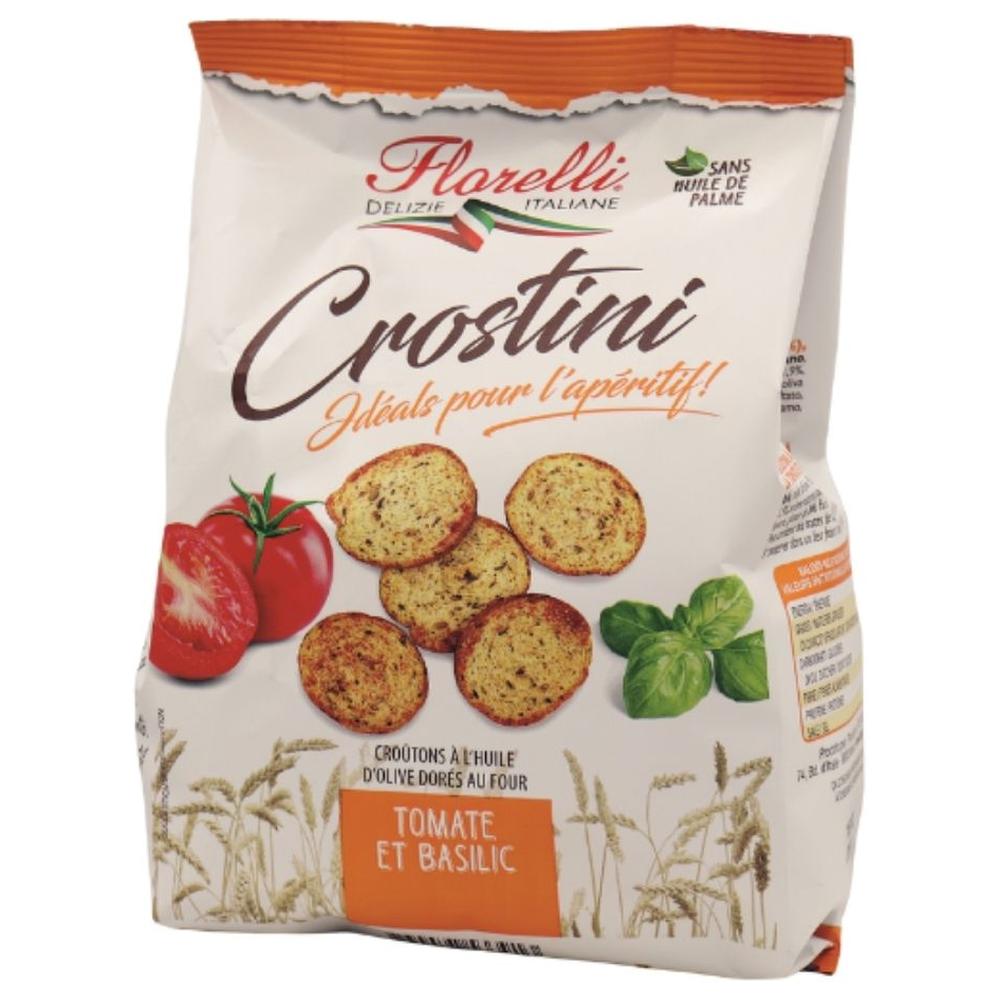 Crackers Tomate Et Basilic Crostini 100G