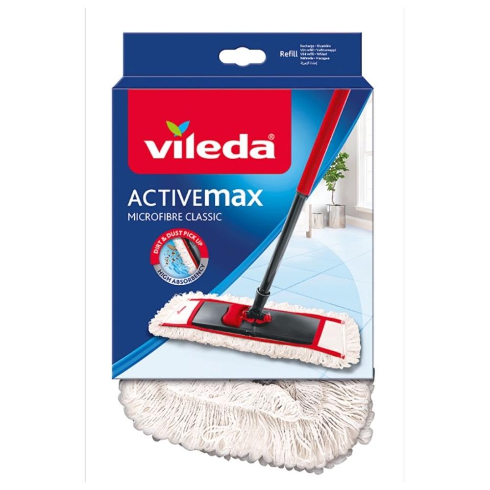 Recharge Microfibre Active Max Compatible avec Balai Vileda