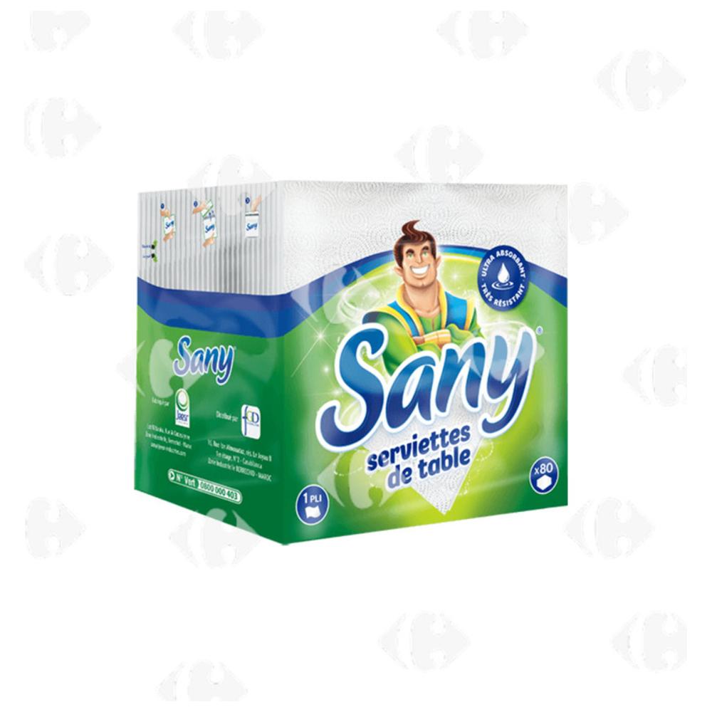 Serviettes de Table Sany 80 unités
