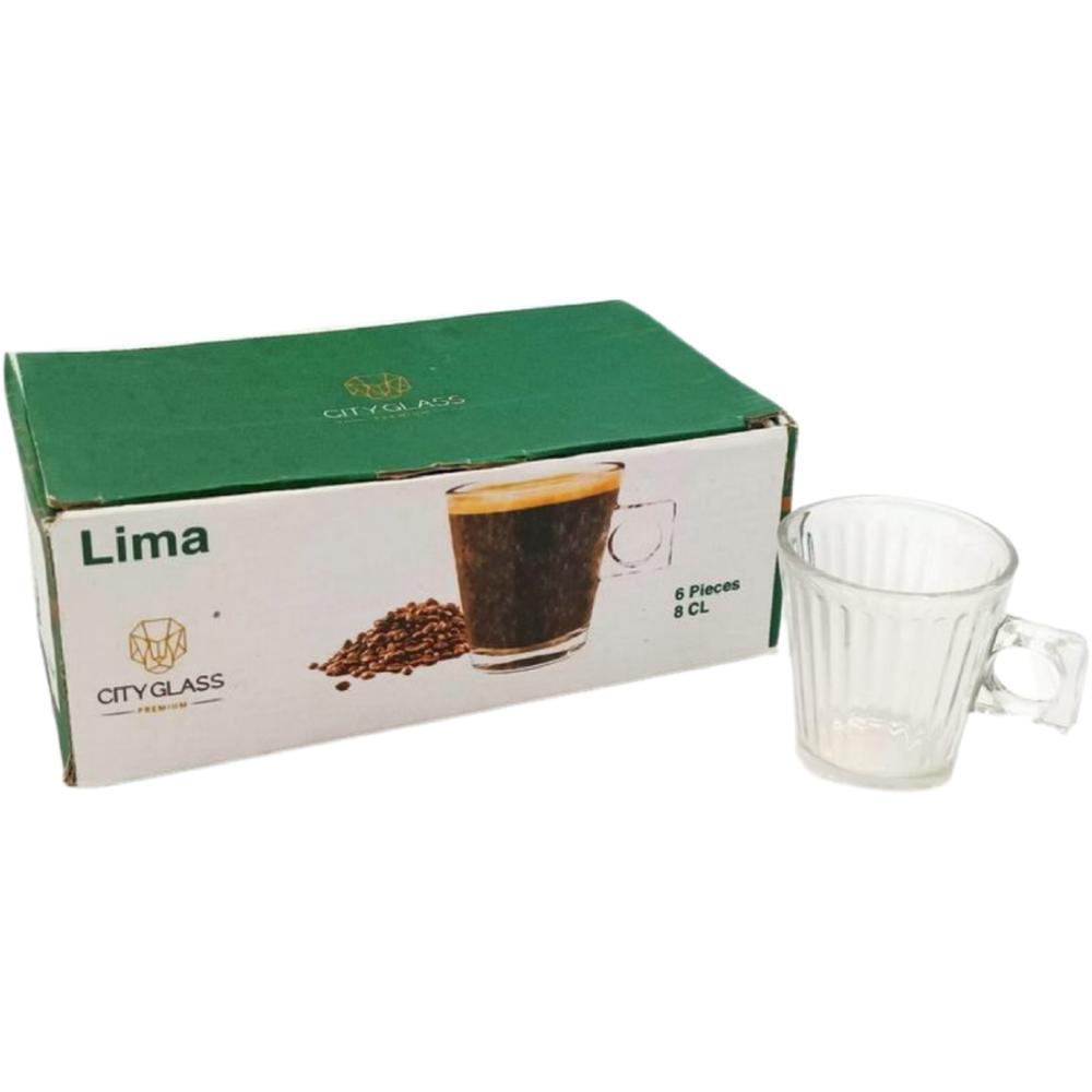 [661549] Tasse à Café Lima Divers Modèles 8cl 6 pièces