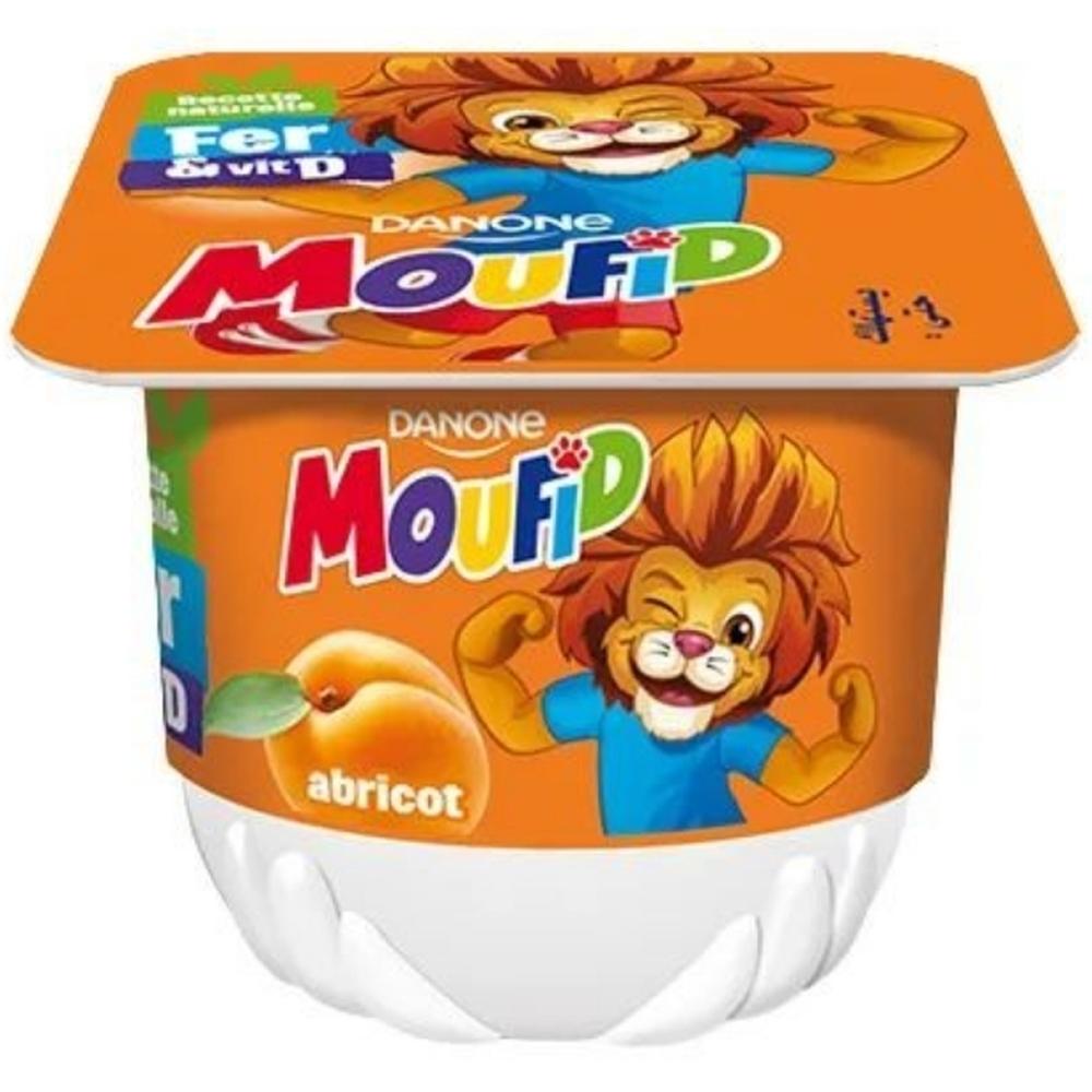 [649034] Yaourt à La Cuillère Brassé Pêche Abricot Moufid Danone 60g