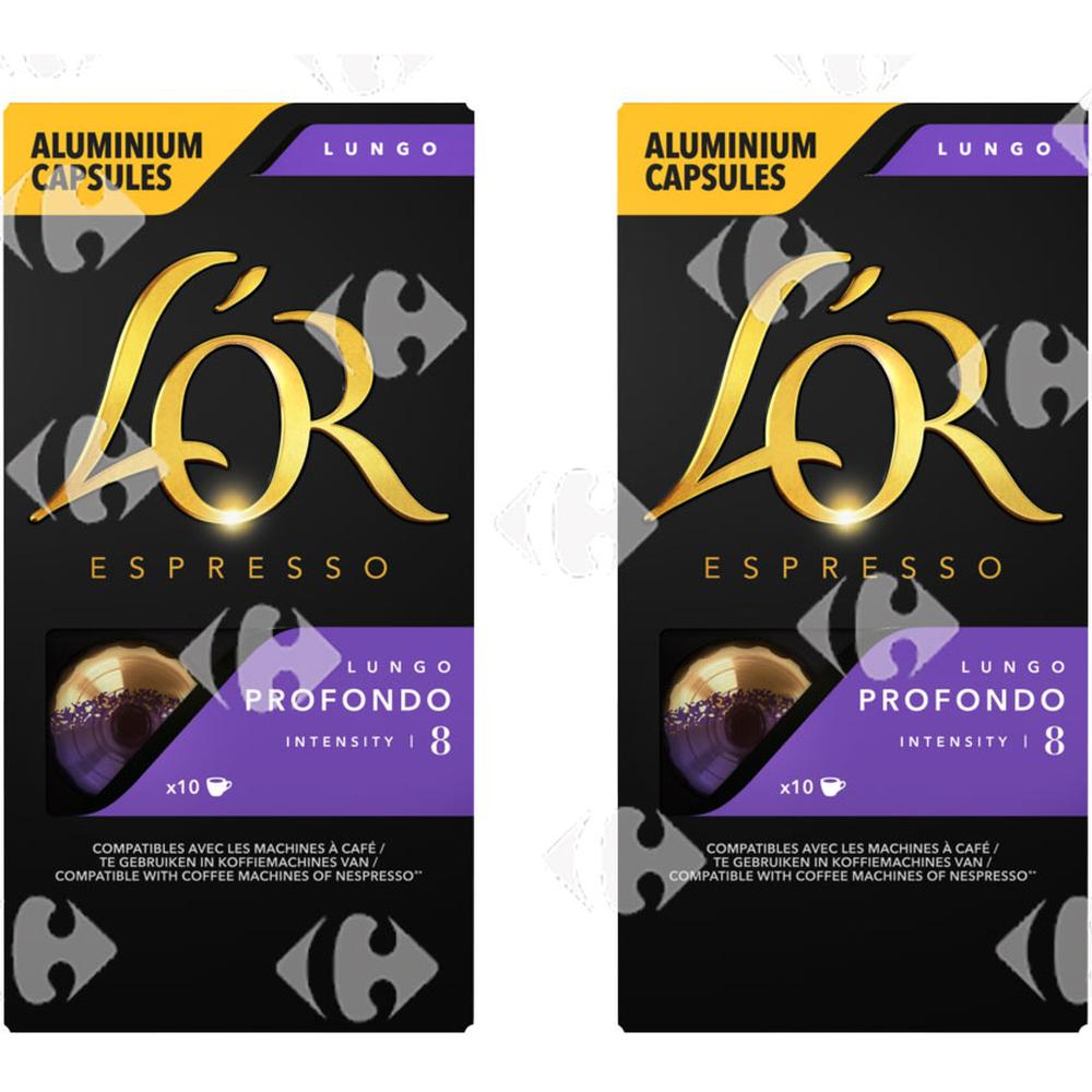 [623584] Lot 2 Capsules L'or N8 2ème à moitié prix