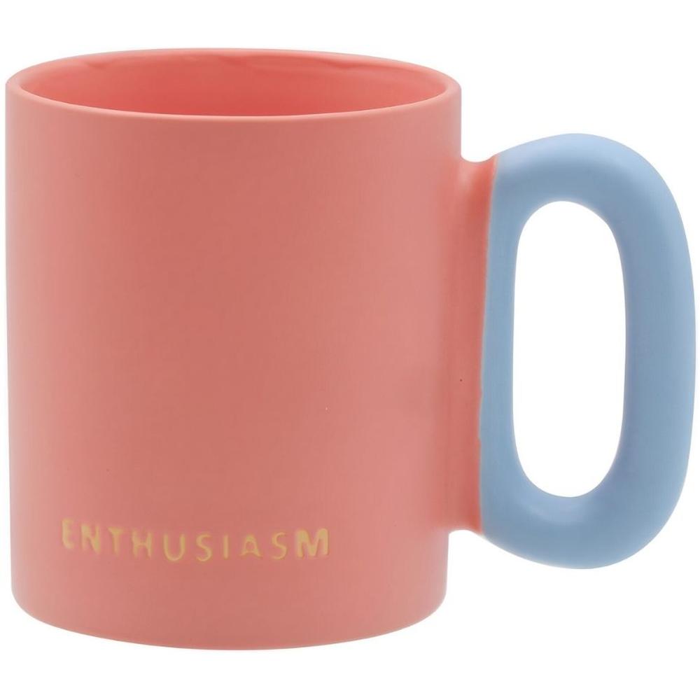 [717042] Mug en Porcelaine Orange Enthousiasme Kasa 34cl