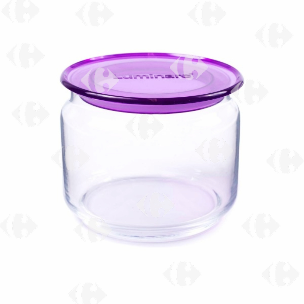 Bocal Hermétique en Verre avec Couvercle Violet Luminarc 0,5L.