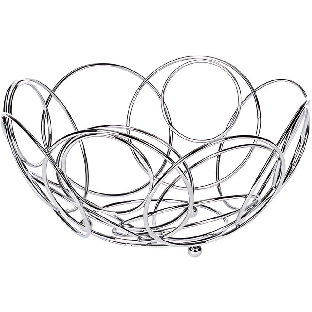 Corbeille à Fruit Chrome 26x13cm