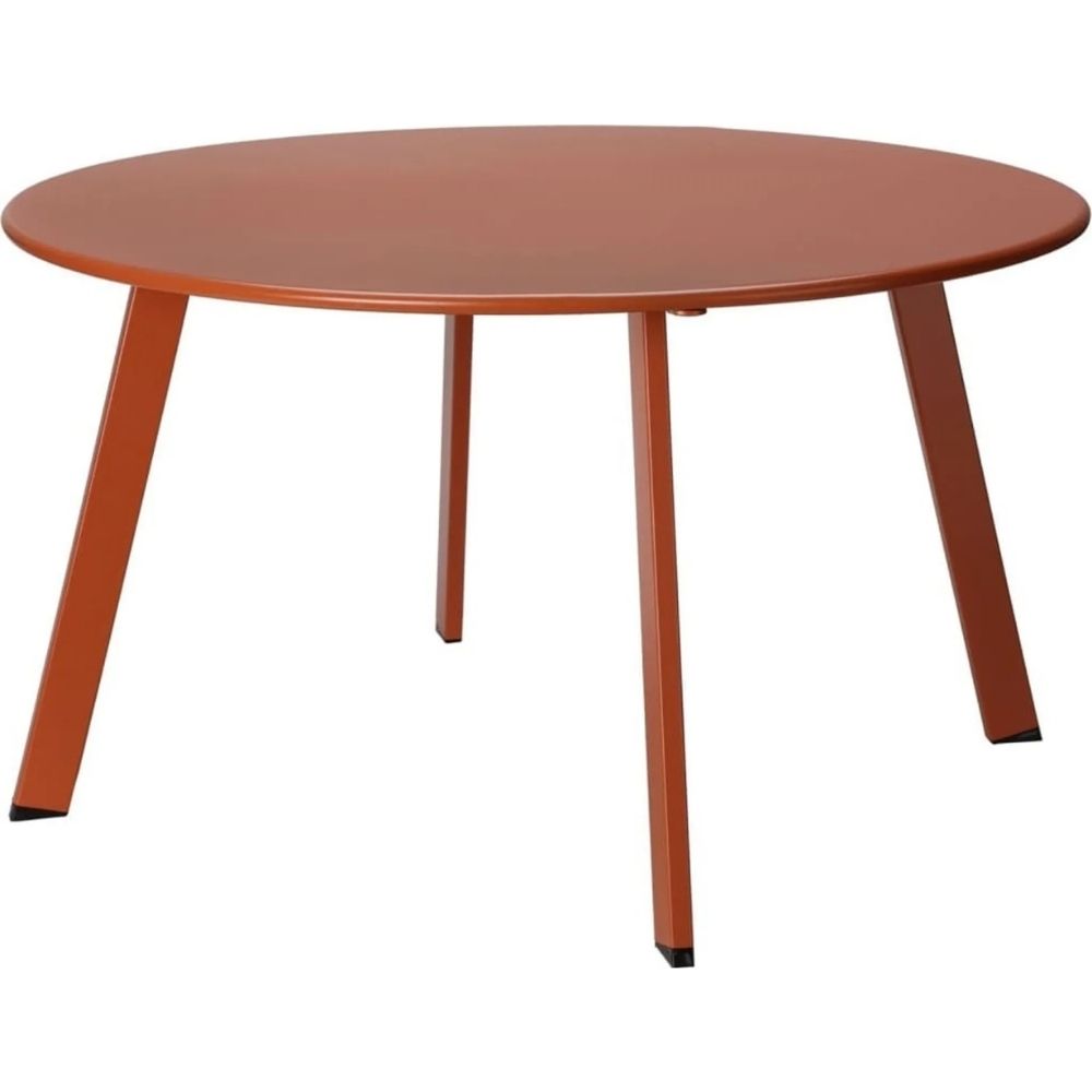 [679731] Table RondeTaupe Mat 70xH40 cm