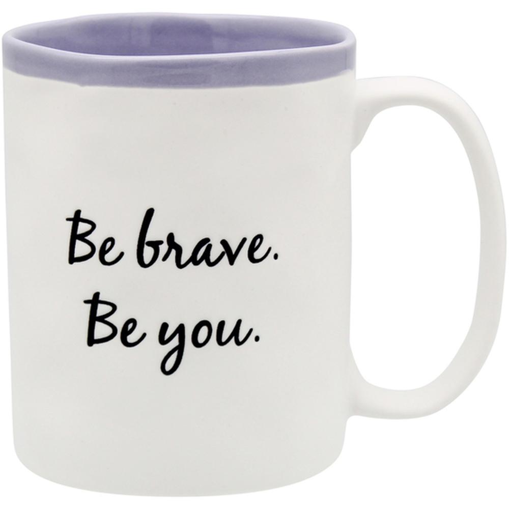 [710872] Mug en Porcelaine Be Brave Be You Kasa 45cl