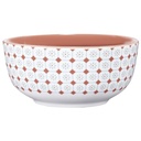 Bol Kasa en Porcelaine Rouge Brique Tiles 56cl