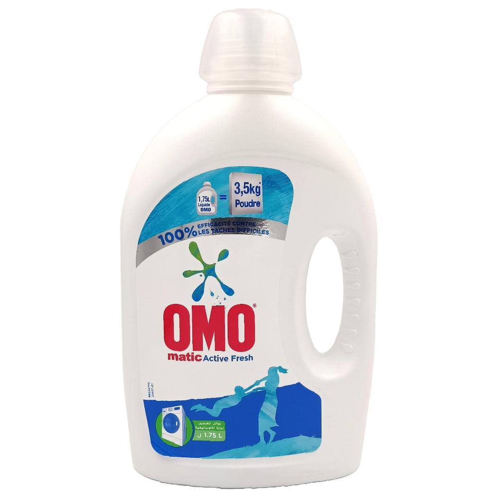 [632467] Détergent Lessive Liquide Active Clean OMO Matic 1,75L