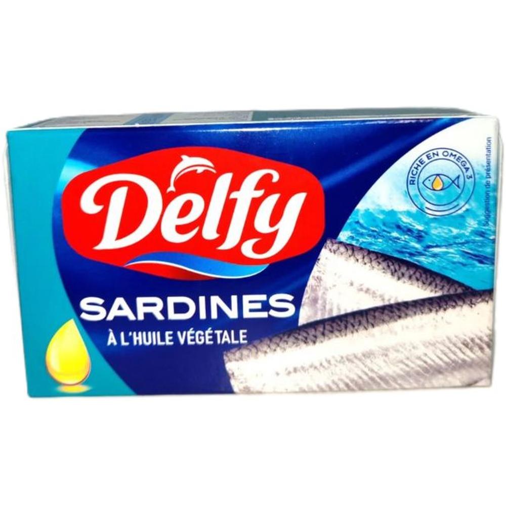 [721413] Sardines à l'Huile Végétale Delfy 125g