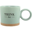 Mug Porcelaine Vert "Think Less" Kasa 37 cl