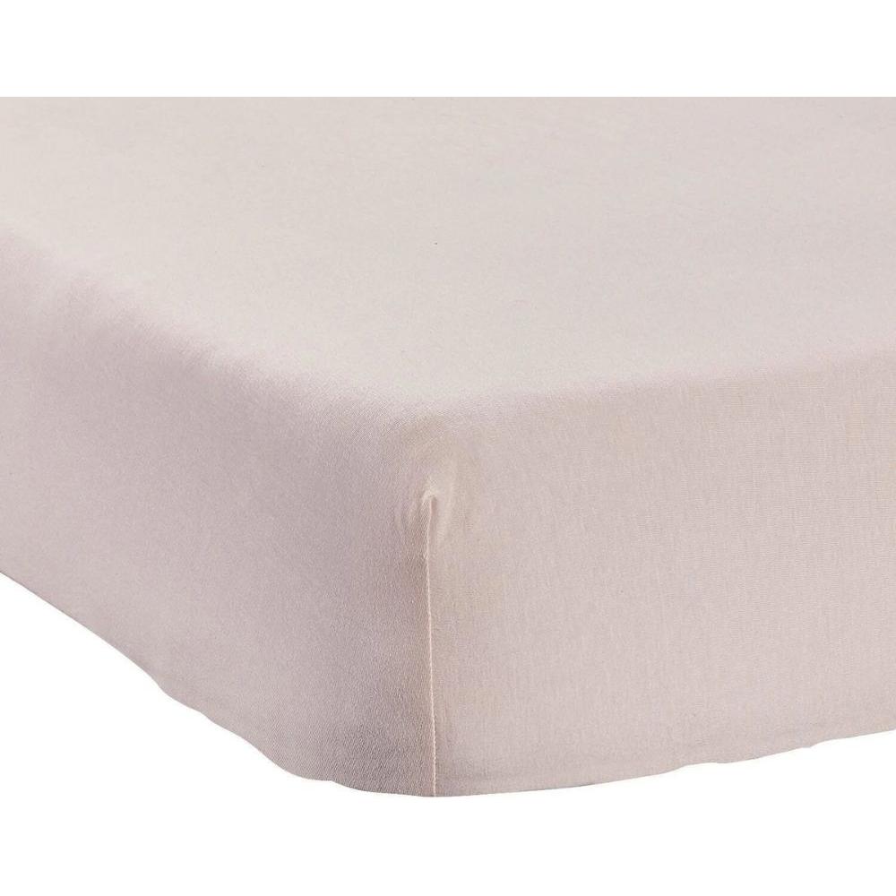 Drap Housse Rose 100% Coton Tex Home 180x200 cm