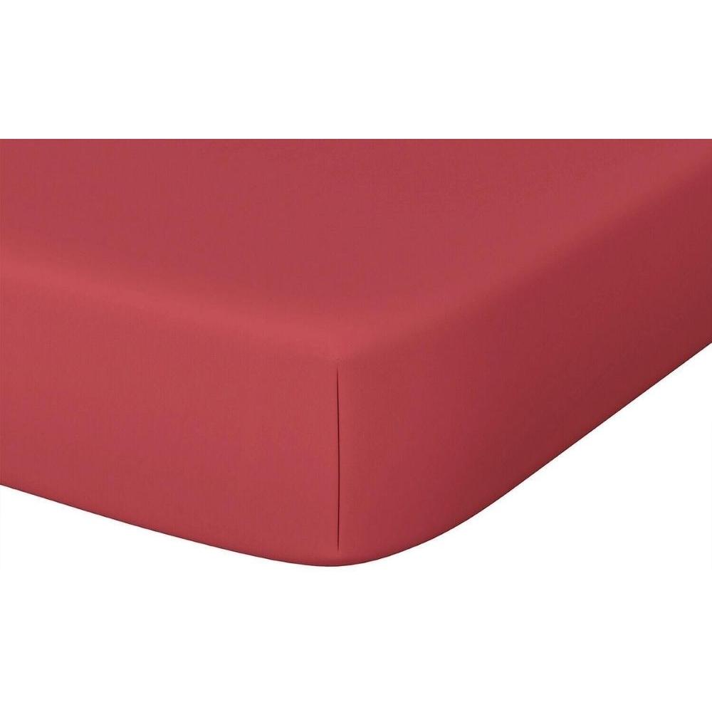[703214] Drap Housse Framboise en Percale de Coton Bio Tex Home 90x200 cm