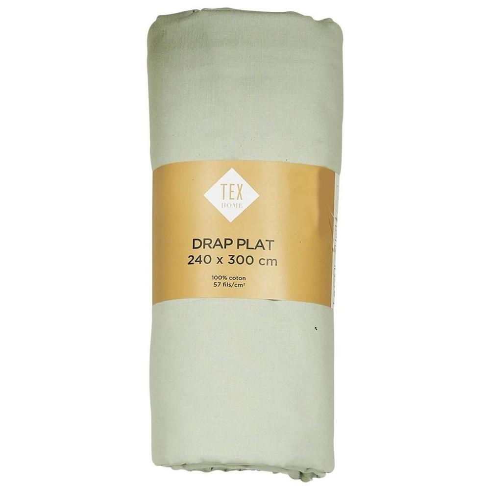 Drap Plat Corail Tex Home 240x280 cm