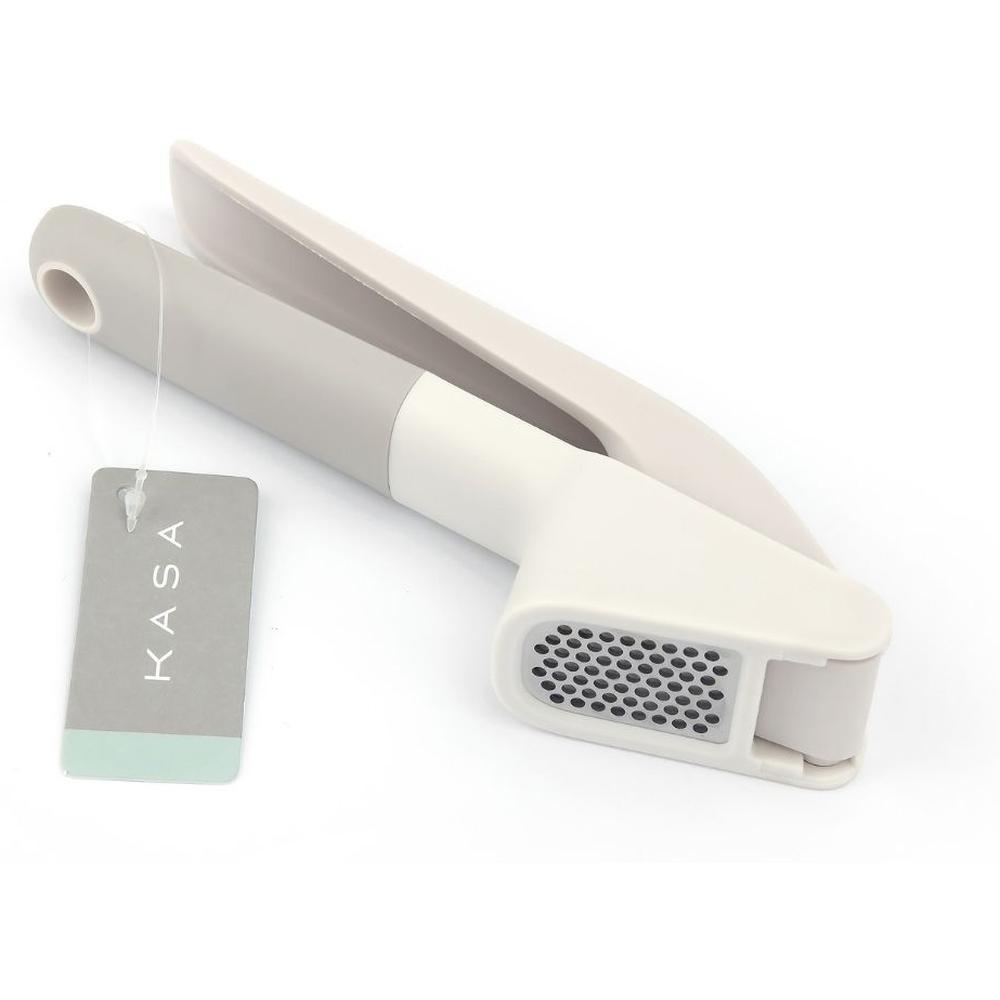[723433] Presse-Ail en Inox avec Manche en Silicone Kasa 18cm