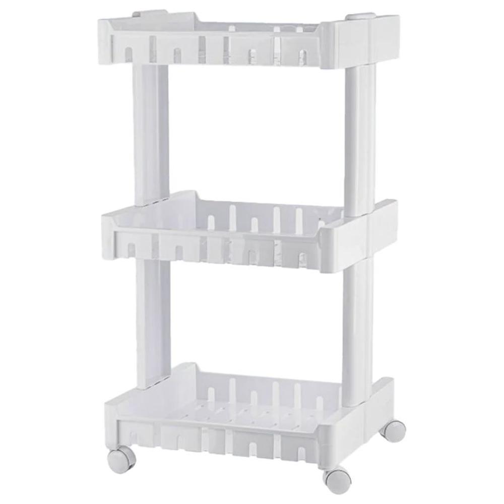 [718291] Étagère Carrée Pour Salle de Bain 3 Niveaux