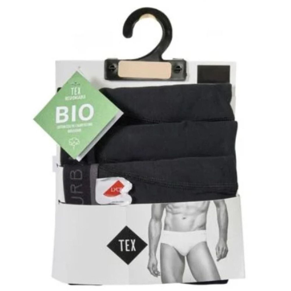 Lot 3 Boxers Homme Bicolores Noir