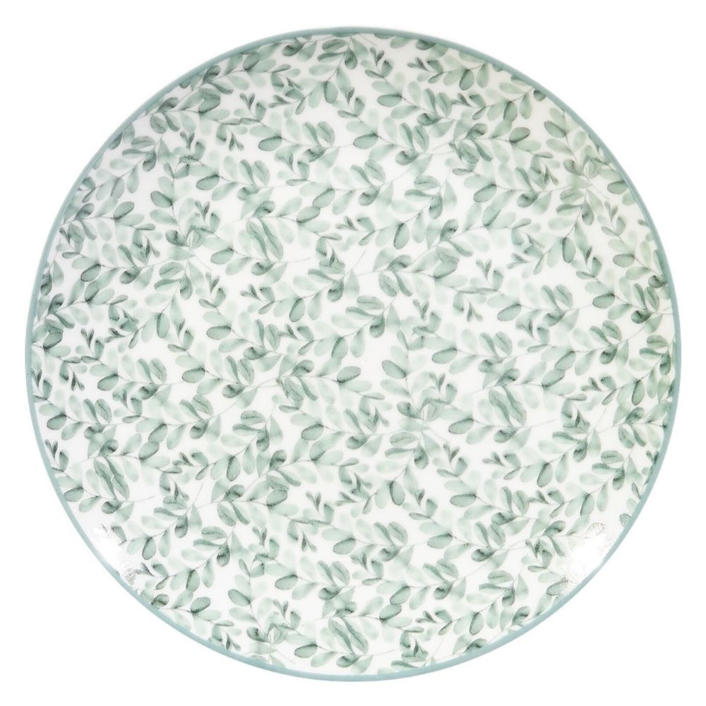 [641846] Assiette Dessert Eucalyptus 26,5cm