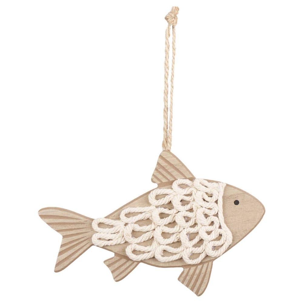 Ailerons de Poisson à Accrocher avec Une Corde Blanche Kasa