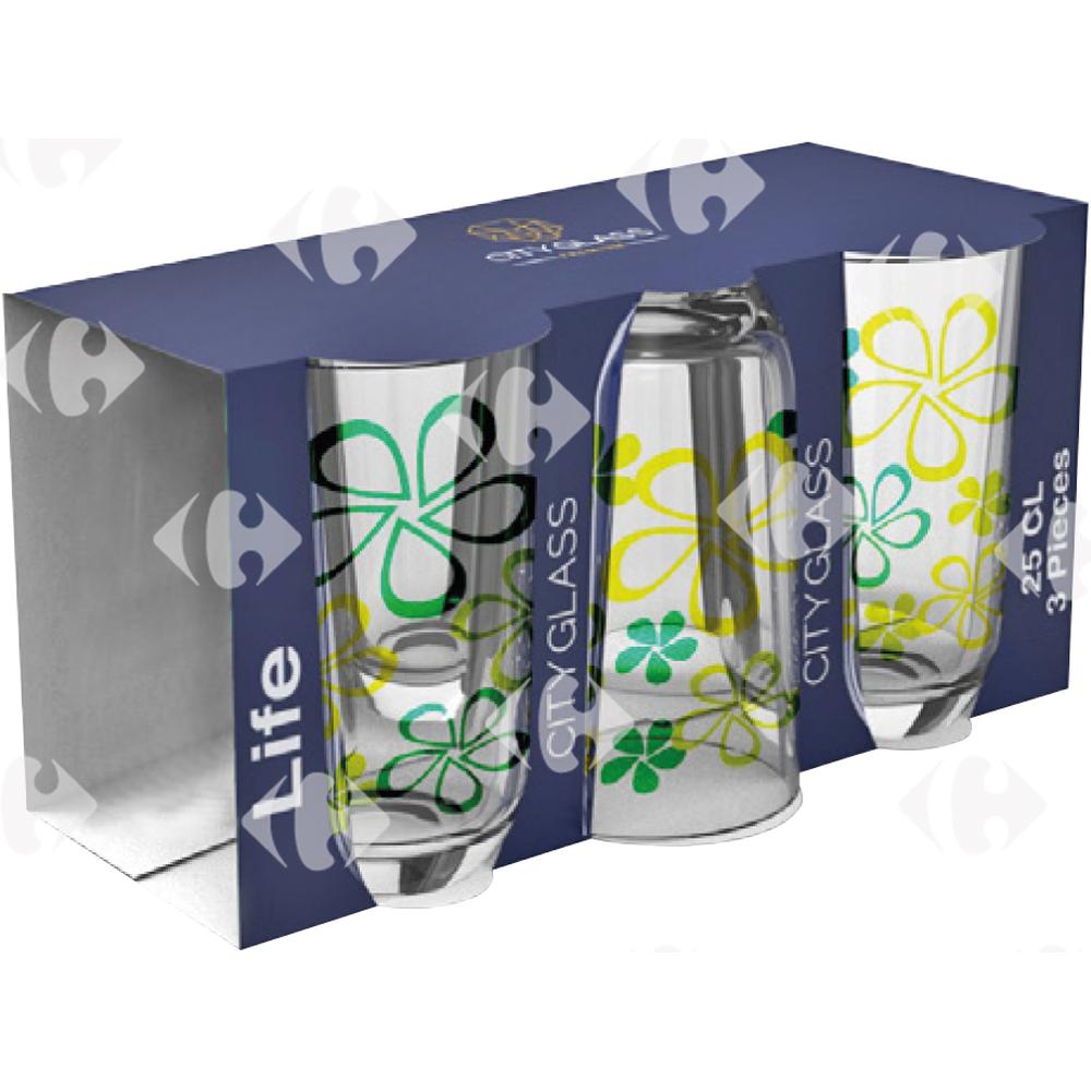 [661475] Verre à Jus Cityglass 25cl 3 pièces