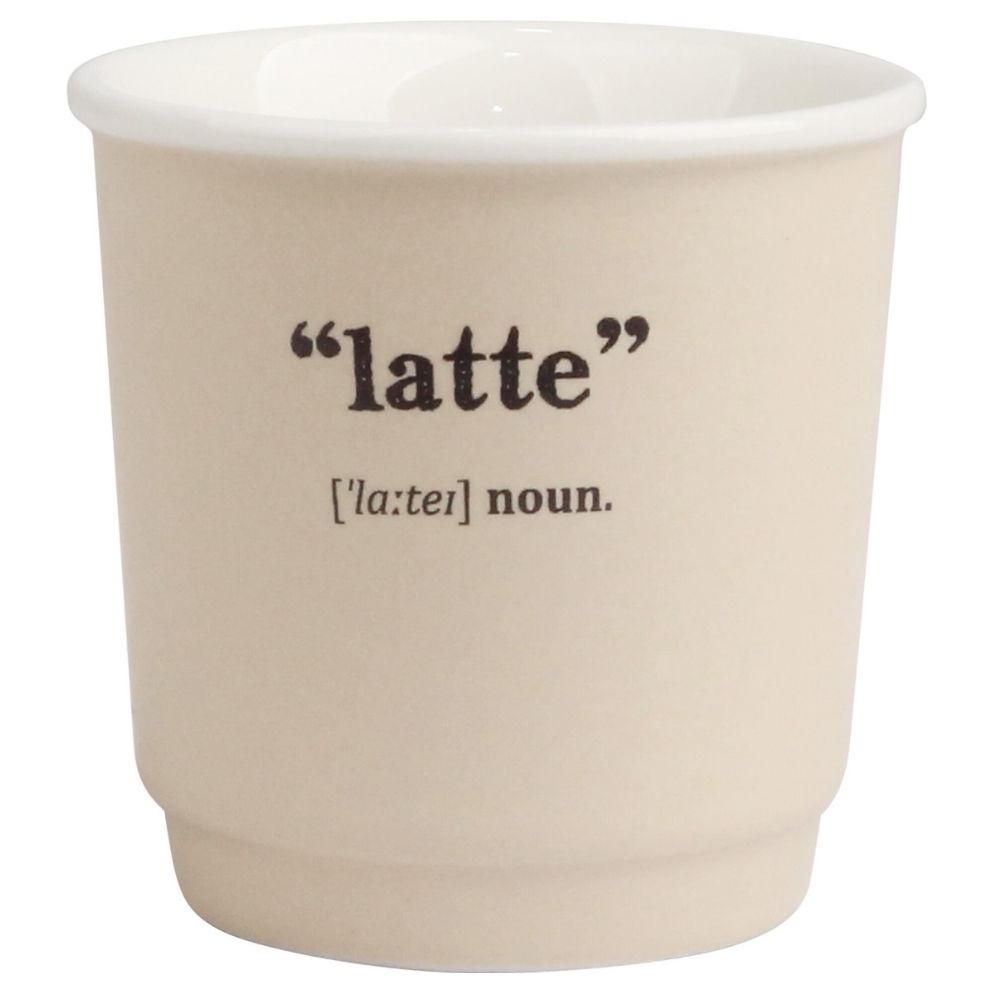 Gobelet Kasa en Porcelaine Beige Latte 9cl