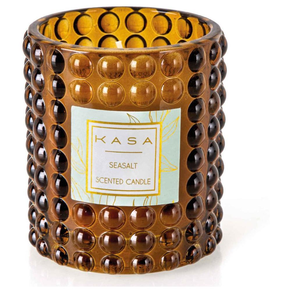 Bougie en Verre Marron Kasa 170g
