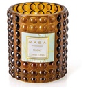 Bougie en Verre Marron Kasa 170g