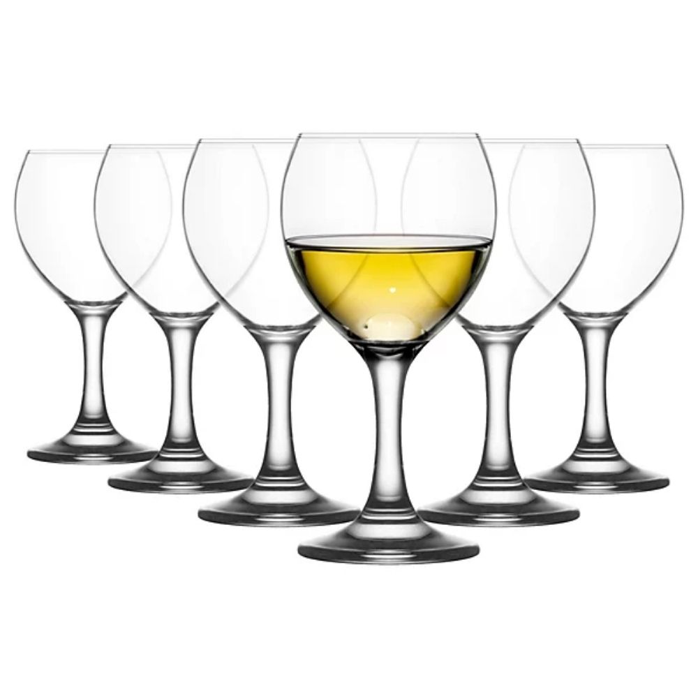 [527179] Lot de 6 Verres à Vin Blanc Lav Misket 210ml