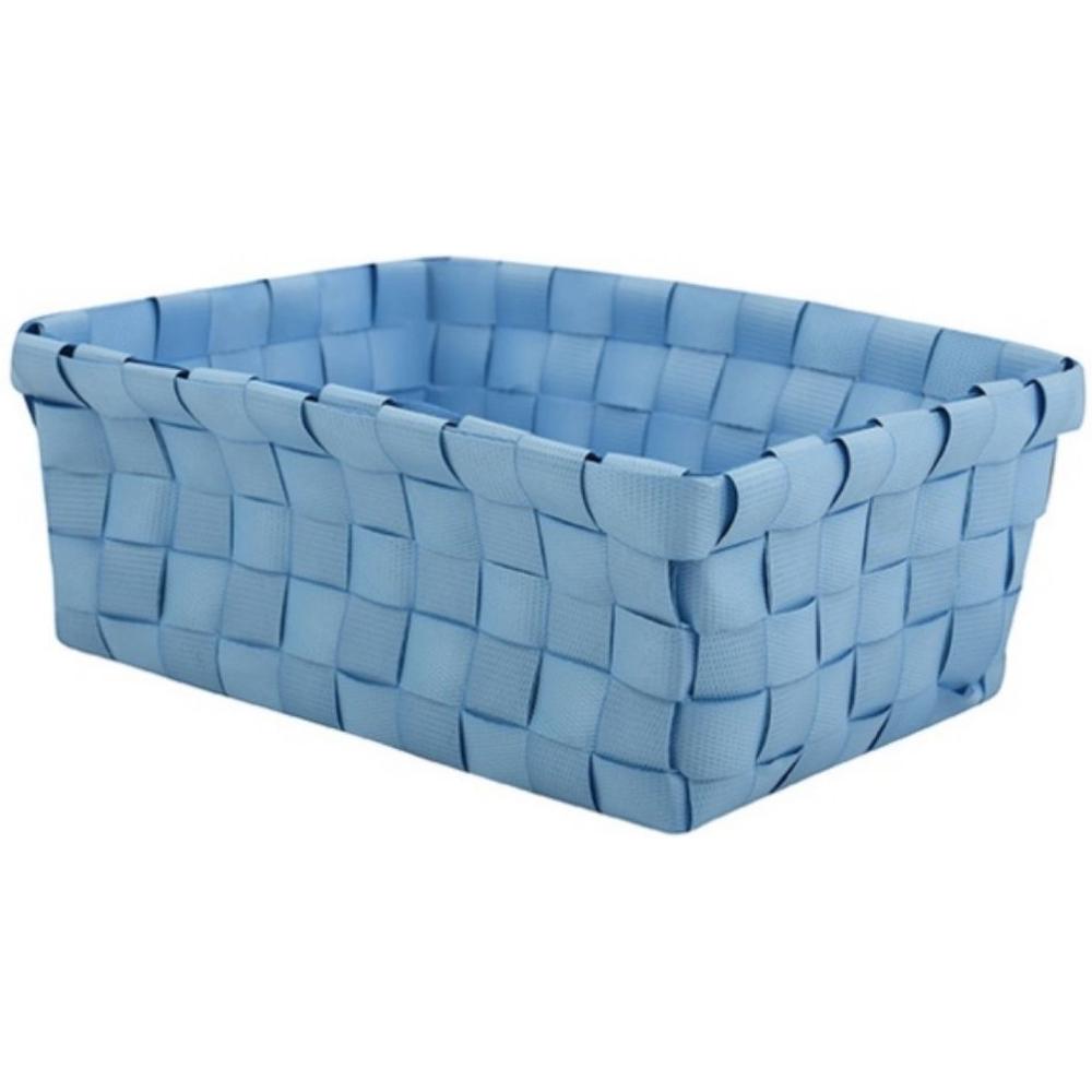 [716510] Panier de Rangement Pastel Bleu MSV 19x14x8cm
