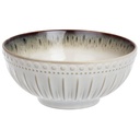 Saladier Kasa en Porcelaine Blanche Côtelé 20cm