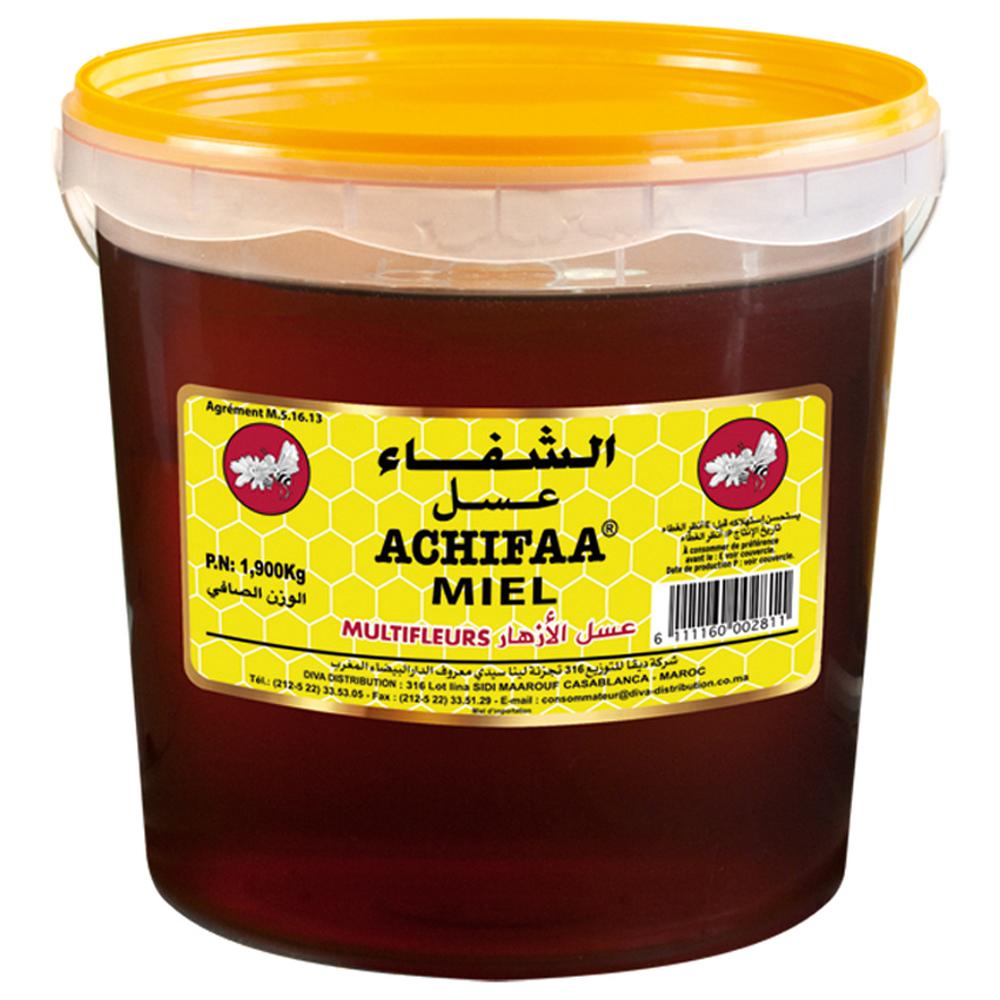 [517563] Miel Multifleurs Seau Achifaa 1,9kg