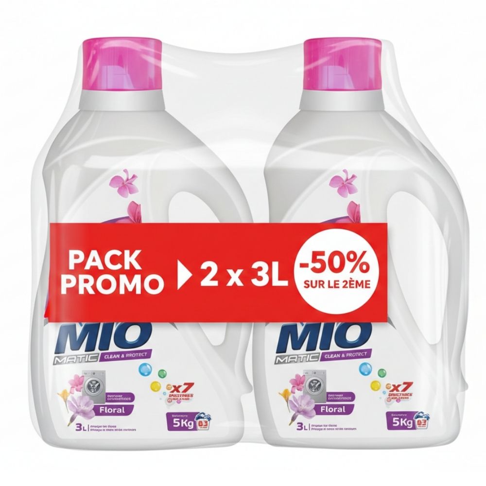 [721868] Pack Lessive Liquide Florale Mio 5kg