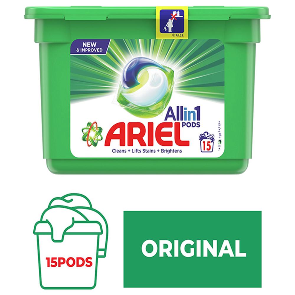 [639115] Capsules Lessive Automatique All in 1 Pods Original Ariel 15 unités.