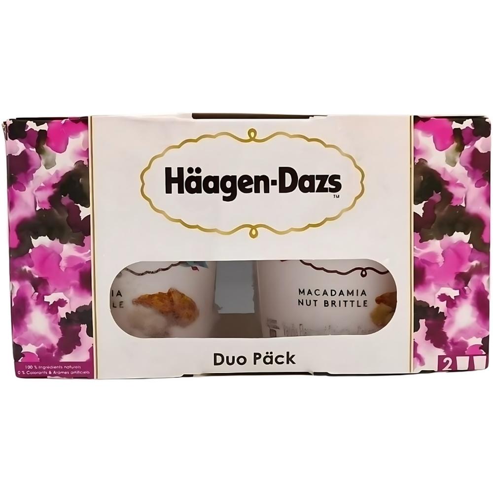 [573181] Lot Glace Pot Haagen Dazs 460ml + Pot 460ml Gratuit