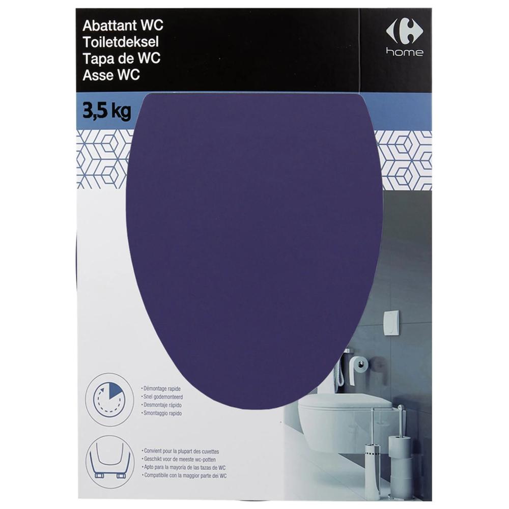Abattant Bleu Foncé Carrefour homa 3kg 225Lx225lx225H mm.
