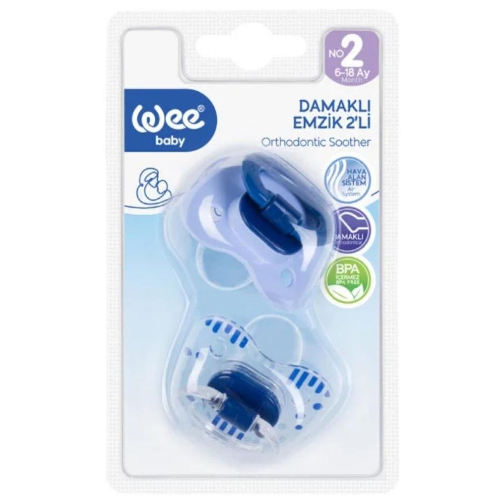 [714131] Double Sucette pour Bébé Orthdontique Wee Baby