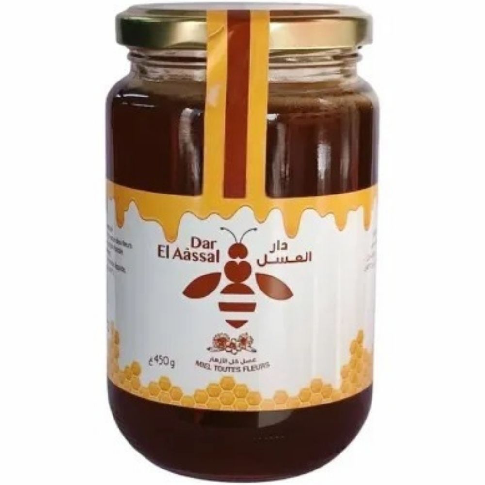 Miel Toutes Fleurs en Verre Dar El Aassal 250 g