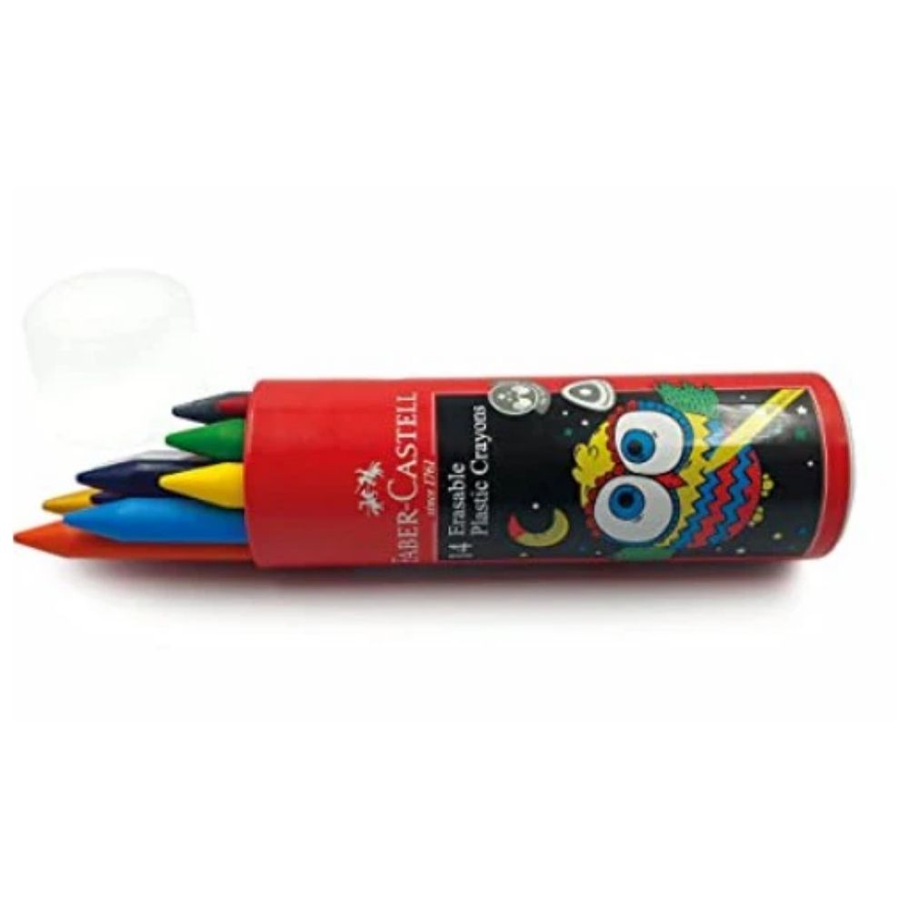 Crayon à Cire Effacable de 12 Faber Castell