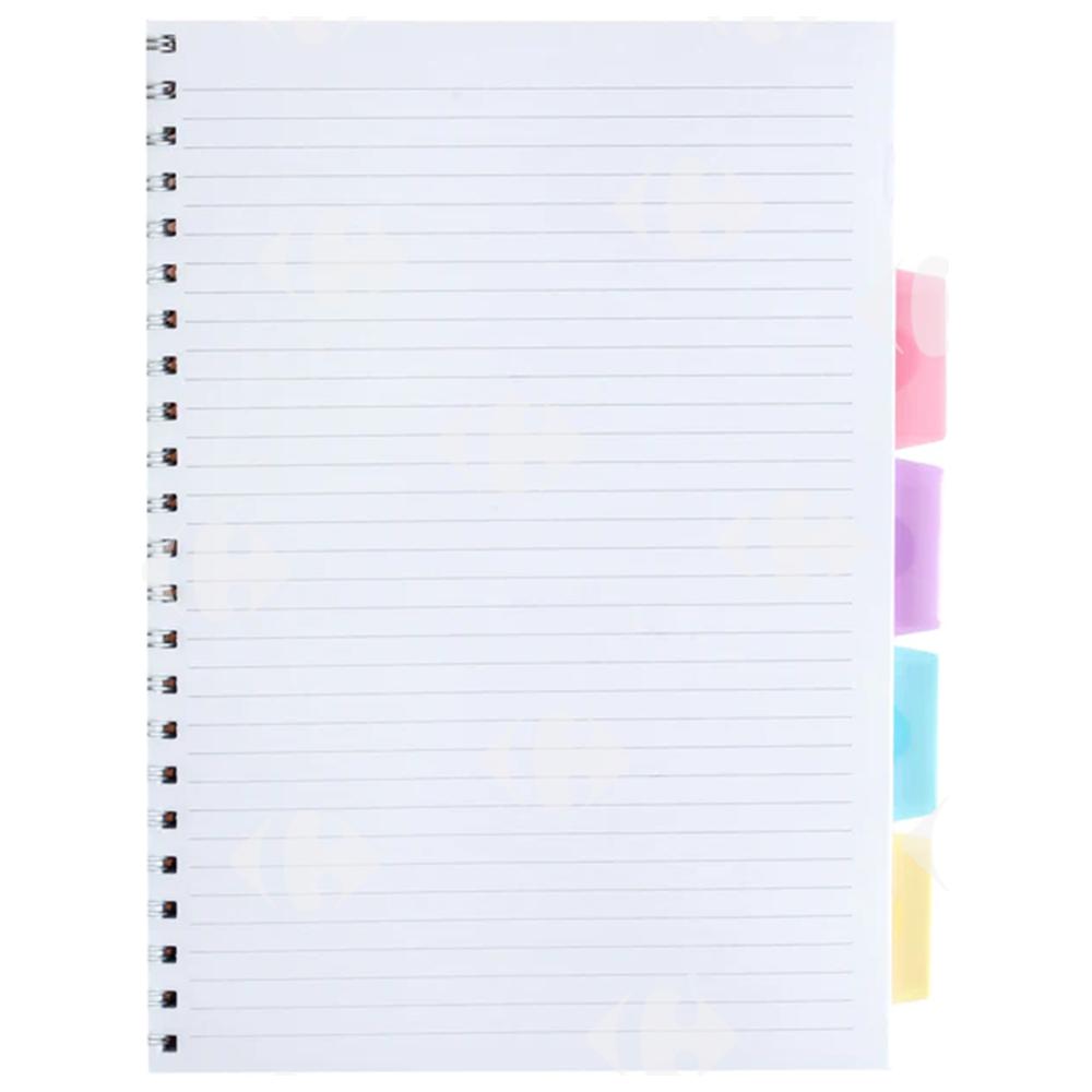Carnet à Spiral à Élastique Note A4 120 feuilles 30x25x2cm 70g