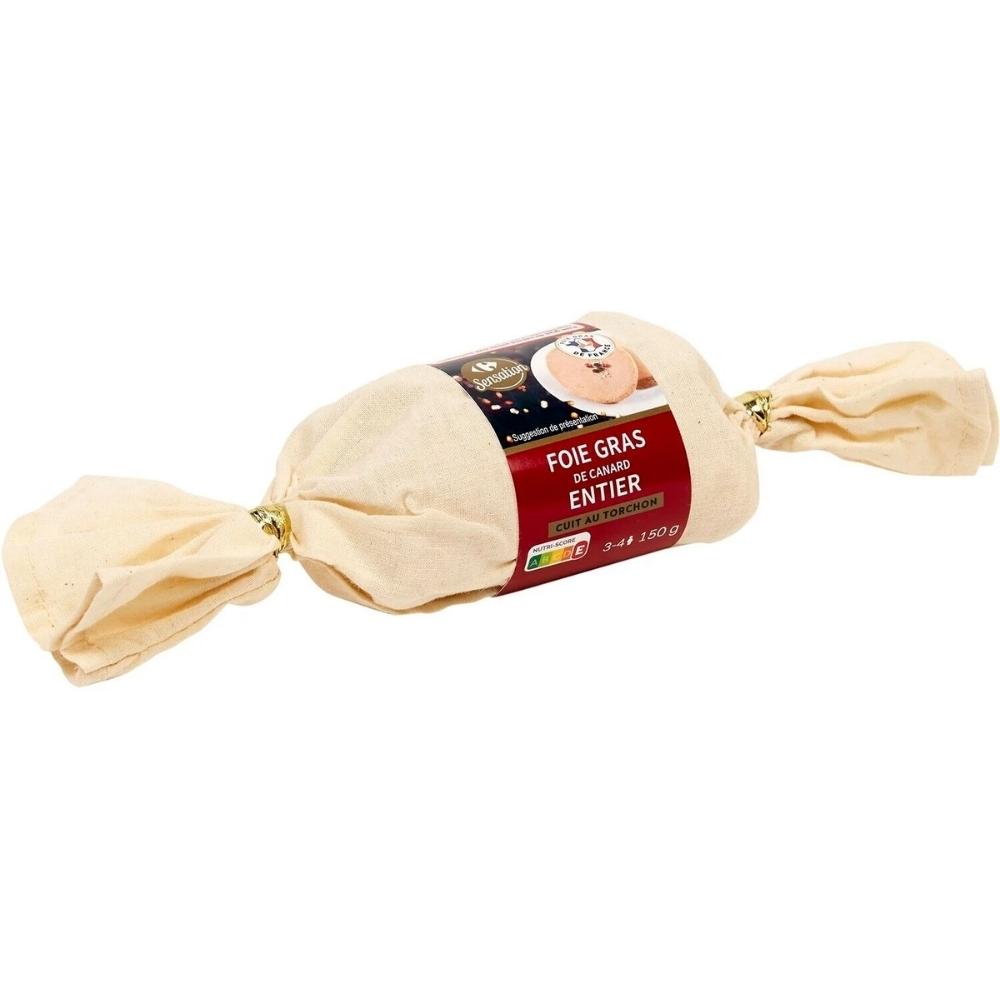 [707166] Bloc Foie Gras de Canard Entier Carrefour Sensation 150g