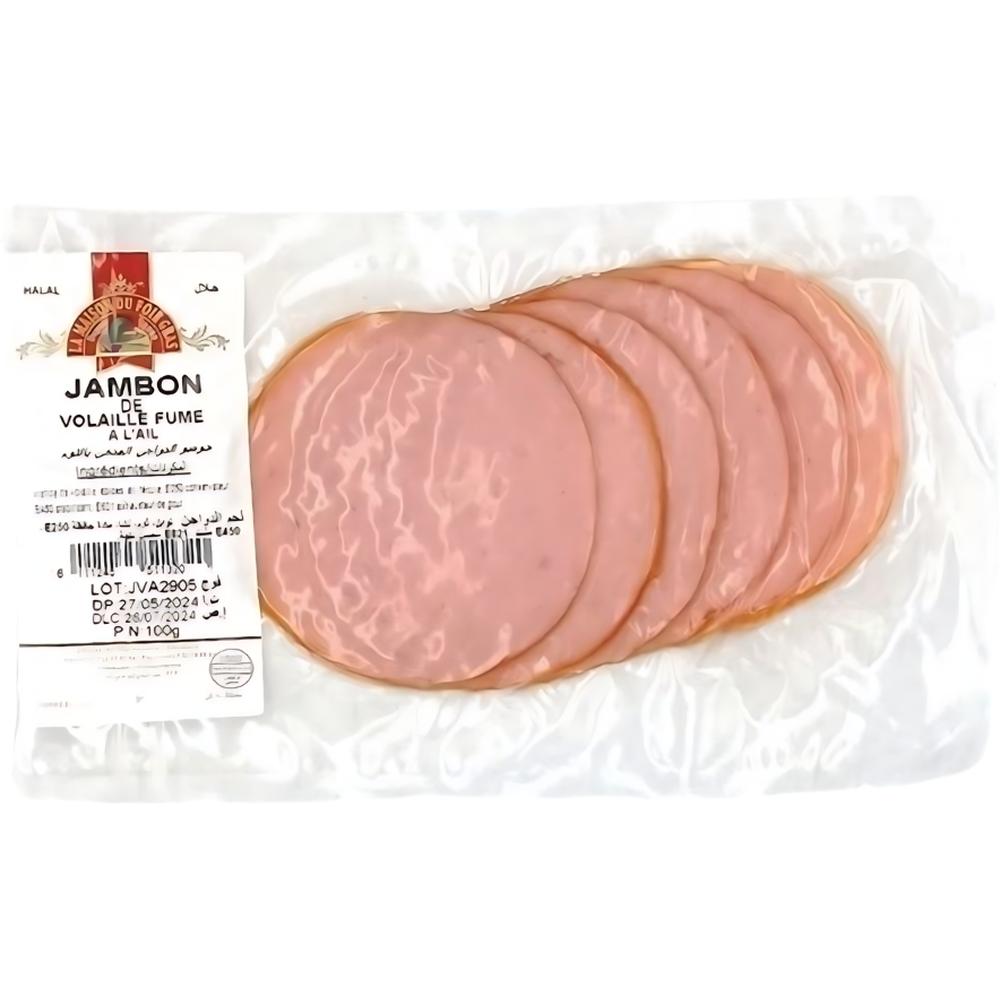 Jambon de Volaille Fumé à l'Ail - Charcuterie - La Maison de Foie Gras 100g