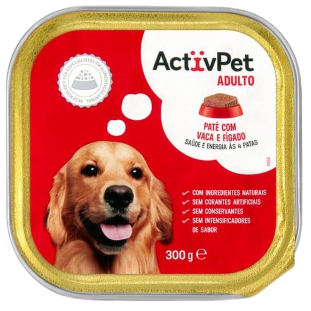 Terrine pour Chien Veau/Poulet en Sauce Activpet 150G